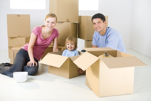 Removal team handling furniture in Elephant and Castle
