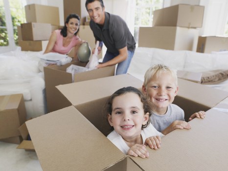 Boxes, packing materials, and organised moving preparation for a local Elephant And Castle property