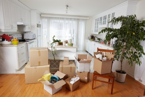Local home moving service preparing for a move in Elephant and Castle