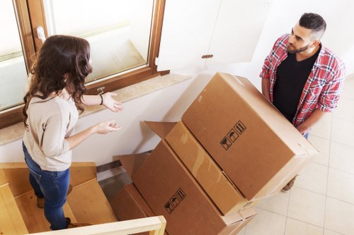 Flat move support in a modern Elephant And Castle apartment building