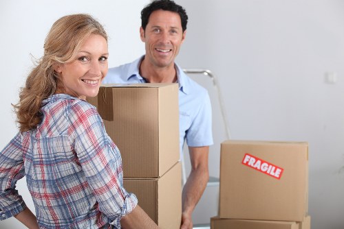 Professional movers handling a student flat relocation in Elephant and Castle